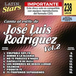 Karaoke: Jose Luis Rodriguez 2 - Latin Stars (CDs)