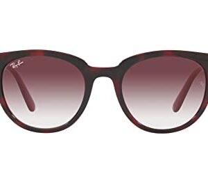 Óculos de Sol Ray-Ban 0RB4383L 655336 Tam 53 / Vinho Havana - Lentes Rosa Gradiente (Vinhos)