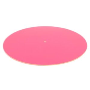 Generic Tapete Giratório de Acrílico Com Qualidade de Som Melhorada para Toca-discos de 12 Polegadas, Reduzindo Estática e Estalidos, Ideal para Amantes de Música e Entusiastas de Alta Fidelidade, 1 (Equipamentos)