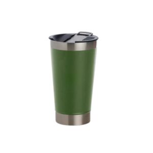 Copo Térmico Cerveja Chopp Inox Com Tampa Abridor 480ml - XTUNED (Verde) (Cervejas)
