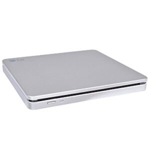 Gravador de DVD LG AP70NS50 – Prata – DVD-RAM/â±R/â±RW Suporte – Leitor de CD 24x/gravação de CD 24x/reescrita de CD 24x – leitura de DVD 8x/gravação de DVD 8x/reescrita de DVD – suporte de mídia de camada dupla – USB 2.0 – Slimline (CDs)