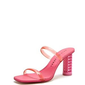 Katy Perry Sandália feminina The Curlie de salto, Modelador rosa, 6.5 (CDs)