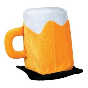 Dynwave Chapéu de caneca de cerveja, acessório para performance em palco de festival Oktoberfest (Cervejas)
