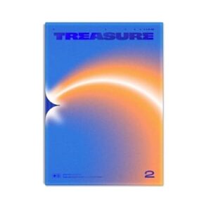 TREASURE THE SECOND STEP : CHAPTER TWO 2nd Mini Album Photobook Version DEEP BLUE Cover CD+150p PhotoBook+1p PhotoCard+2p Selfie PhotoCard+1p PostCard+1ea Sticker+Tracking Sealed (CDs)