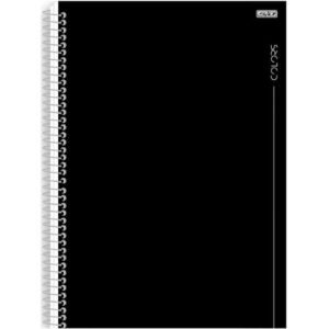 CADERNO UNIVERSITARIO 1M CD 80F COLORS PRETO - SAO DOMINGOS - 10199 - SAO DOMINGOS (CDs)