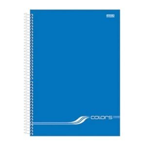 CADERNO UNIVERSITARIO 1M CD 80F COLORS AZUL - SAO DOMINGOS - 10201 - SAO DOMINGOS (CDs)