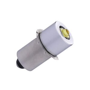 Lâmpadas de substituição Trilife Maglite, P13.5S PR2 3W 3V Lâmpada de LED de reposição, peça de conversão de LED, kit de lâmpadas para 2 células C&D Maglite lanterna (CDs)