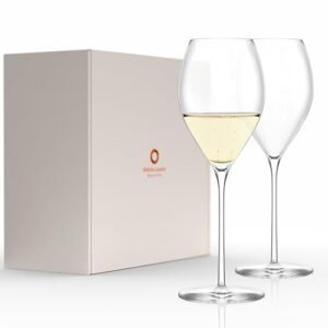 Stölzle Lausitz Taças de Champanhe Fino Conjunto 2 Peças, 425 ml – Elegantes Taças de Cristal para Prosecco & Espumante – Sem Chumbo, Resistentes & Laváveis na Lava-Louças – Produção Alemã (Vinhos)