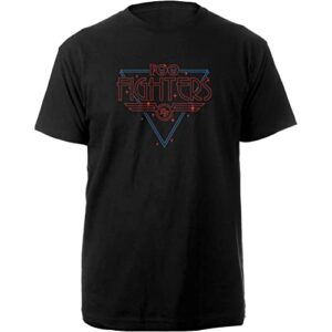 Foo Fighters Camiseta "Disco Outline", Preto, XG (CDs)