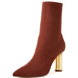 Katy Perry Bota feminina The Dellilah High Bootie, Sépia, 9 (CDs)