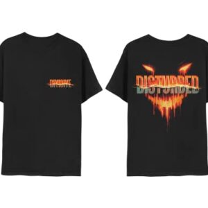 Disturbed Camiseta de arte do álbum Divisive, Preto, P (CDs)
