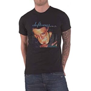 Deftones Camiseta Around The Fur Band Logo oficial unissex preta, Preto, G (CDs)