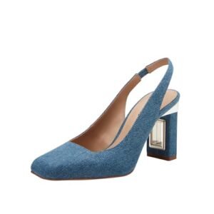 Katy Perry Sapato feminino The Hollow Heel Sling Back Pump, Jeans azul, 9.5 (CDs)