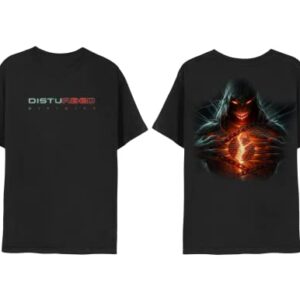 Disturbed Camiseta Unissex Adulto Padrão Divisive, Preto, M (CDs)