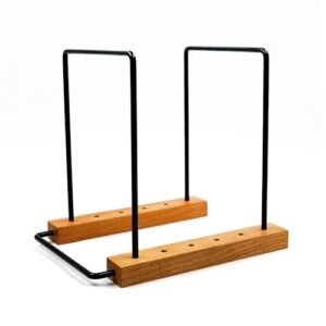 VHDY85KA Organizador de madeira CD/LP suporte de armazenamento de discos, suporte de mesa, suporte de discos, decoração de casa, ornamentos para vinil (Equipamentos)