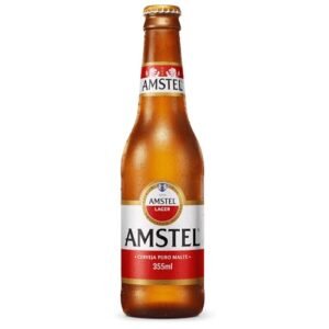 Amstel Cerveja Lager Puro Malte, Long Neck 355ml (Cervejas)