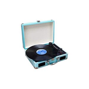 UWEREBFM KOSHSH — Gira-discos de vinil Hi-Fi e Home 3 velocidades vintage com alto-falante estéreo portátil acionado por correia (Equipamentos)