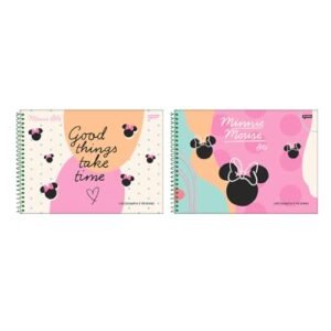 CADERNO ESPIRAL 275X200MM CD CART 80FLS MINNIE ARTS FSC - JANDAIA - 72992-24 - JANDAIA (CDs)
