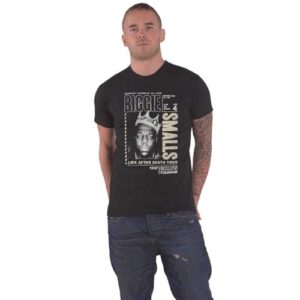 Camiseta Biggie Smalls Life After Death Tour New Official Unissex Preta, Preto, M (CDs)