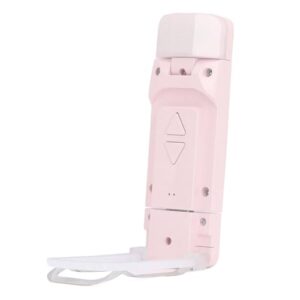 Domary On LED Light USB Recarregável 3 Modos de Cor Dobrável Livro Lâmpada para Leitura Inspeção Jóias (Pinkish) (Cervejas)