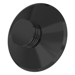 Preffair Estabilizador de peso Audiophile Record 124G/122 g, redutor de vibração de peso de mesa giratória de alumínio com almofada protetora macia para toca-discos HiFi LP, elimina a vibração do (Equipamentos)