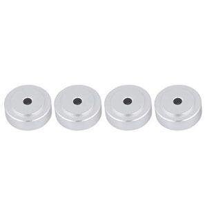 MUNEFE Pés de isolamento de alto-falante, almofadas amplificadoras de amortecedor, protetores de piso para gravadores de subwoofer (prata) (Equipamentos)