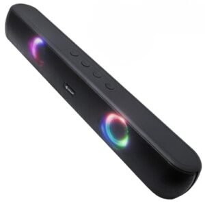 Soundbar 10W Bluetooth - Som para PC, TV e Notebook com LED e Bateria - 42.8cm (Equipamentos)