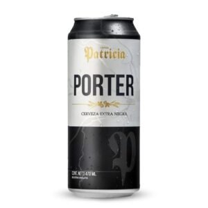 Cerveja Patricia Porter 473Ml, Cerveja Uruguaia Escura, Marrom, Sabor Marcante Com Toque Intenso, Feita Com Ingredientes Naturais E Água Mineral Da Serra, Tradição Do Uruguai Desde 1936, Lata Reciclável E Sustentável (Cervejas)