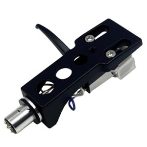 Kit de cabeça de toca-discos multifuncional preto compatível com AT3600L, para cartucho magnético Stylus e parafusos de montagem, toca-discos Fit Technics, suporte universal de 1/5.1 cm MM HIFI LP (Equipamentos)