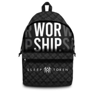 Rocksax Mochila com logotipo Sleep Token Worship Band (CDs)