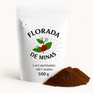 Café Especial em Grãos Torrado ou Moído 500g - 100% Arábica Coffee - Arara, Mundo Novo e Catuaí - Florada de Minas (500g, Moído - Catuaí) (Café)