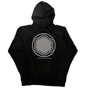 Bring Me The Horizon Moletom com capuz logotipo da banda Sempiternal oficial unissex preto pulôver, Preto, M (CDs)