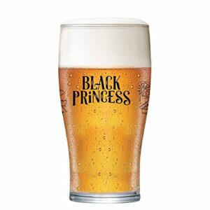 Copo de Vidro Black Princess Gold Dark 568ml Cerveja Copo de Cristal Ruvolo (Cervejas)