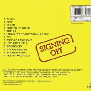 Signing Off - UB40 (CDs)