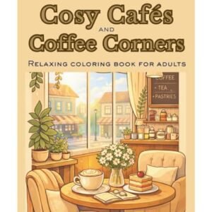 Cozy Cafés & Coffee Corners: Relaxing Coloring Book for Adults (German Edition) - Deer, Lyn (Café)