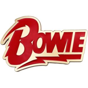 Ímã esmaltado com logotipo David Bowie (CDs)