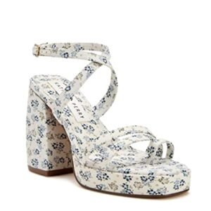 Katy Perry Plataforma feminina The Meadow Classic, Azul-marinho multi, 6 (CDs)