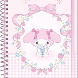 Jandaia - Planner Espiral 175X242mm CD 160Pgs My Melody Morangos 2026 FSC (CDs)