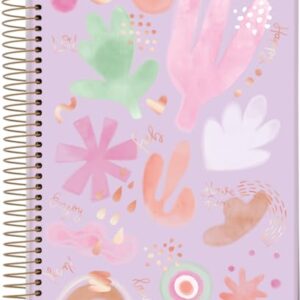 Jandaia - Caderno Espiral College 175x242mm CD 10 Matérias 160 Fls La Creme Fundo Lilás FSC (CDs)