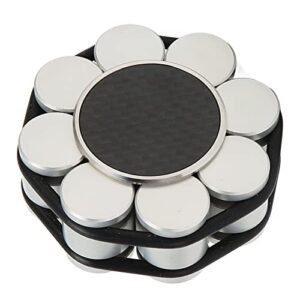 Braçadeira estabilizadora de disco giratório velocidade estabilizada profissional alta precisão LP vinil toca-discos gravador de peso grampo estabilizador de peso (Equipamentos)