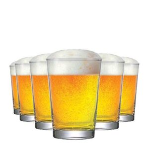 Jogo de Copo de Vidro Caldereta Copo para Cerveja 300ml 6 Peças Ruvolo (Cervejas)