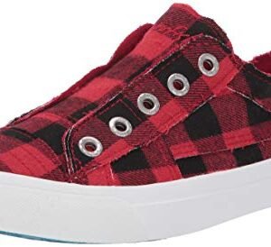 Blowfish Malibu Brincadeira feminina, Red Buffalo Check, 36 (CDs)