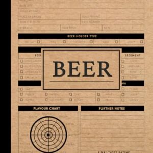 Beer Brew Review and Tasting Log Book: Beverage Enthusiasts Journal. Detail & Note Every Sip. Ideal for Libationist, Cicerones, and Hopheads - Library, Moonpeak (Cervejas)