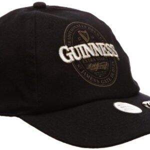 Guinness Chapéu masculino, preto, tamanho único (Cervejas)