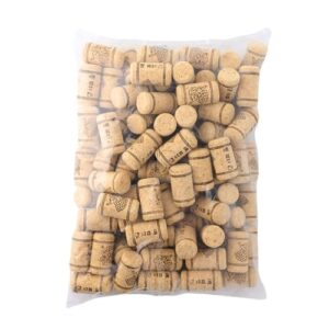 FastRack Saco de 100 rolhas de vinho retas premium número 8 para garrafas de vinho da marca - 20 cm x 3 cm - Rolhas de cortiça de garrafa de vinho, rolhas de substituição para garrafas de cerveja de (Cervejas)