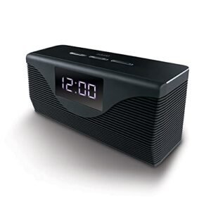 iSound Caixa De Som Bluetooth Hifi Dream Time Com Relógio Preta, 6927 (Equipamentos)