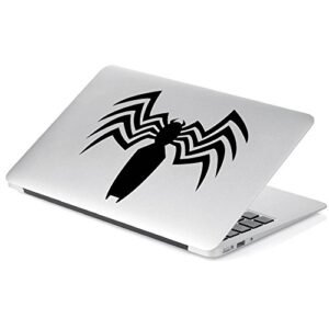 Yoonek Graphics Adesivo de vinil Venom do Homem-Aranha # 866 (10 x 13 cm, preto) (Discos de Vinil)