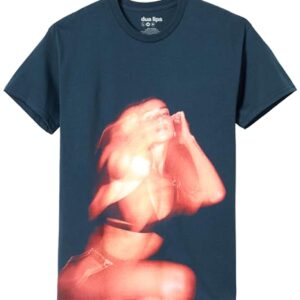 Dua Lipa Camiseta oficial Merch Illusion, Azul crepúsculo, G (CDs)