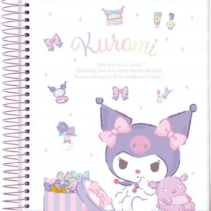 Jandaia - Caderno Espiral Univ CD 1 Matéria 80Fls KUROMI - Pacote com 4 unidades (CDs)