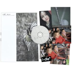 i-dle - 8th Mini Album [We are] (I Ver.) Out Package + Lyrics Paper + Photo Poster + Postcard + Sticker + Photocard + Photobook + CD-R + 2 Pin Button Badges + 4 Extra Phorocards - i-dle (CDs)